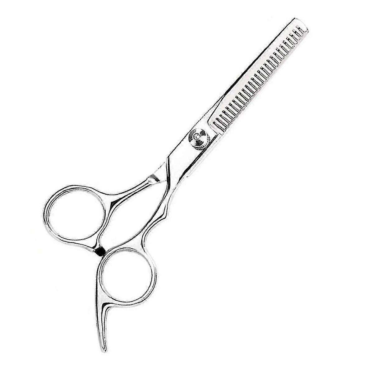 Hair Thinning Shears Professional Teeth Scissors With Adjustable Screw Barber Scissor For Texturizing Styling - Stainless Steel