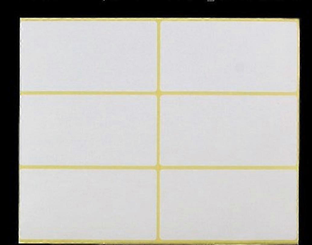 Plain White Labels. Self Adhesive Address Labels. 100x50mm. Sticky. Blank Postage Stickers.(white)(90pcs)