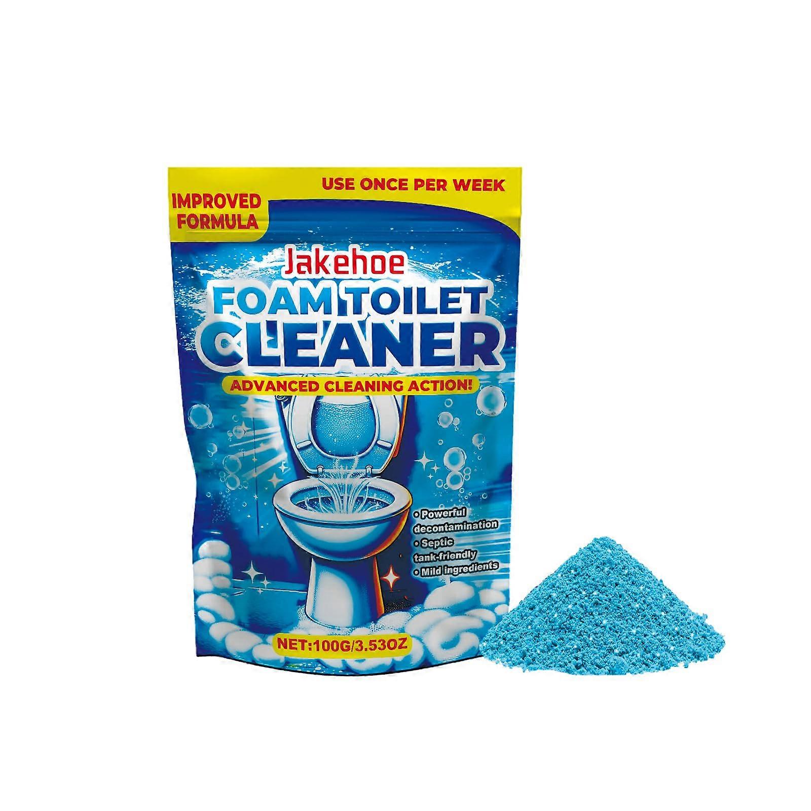 Foam Toilet Cleaner, Advanced Formula, Septic Safe;Self Miracle Activating Powder for Toilet Bowl Cleaning2Pack