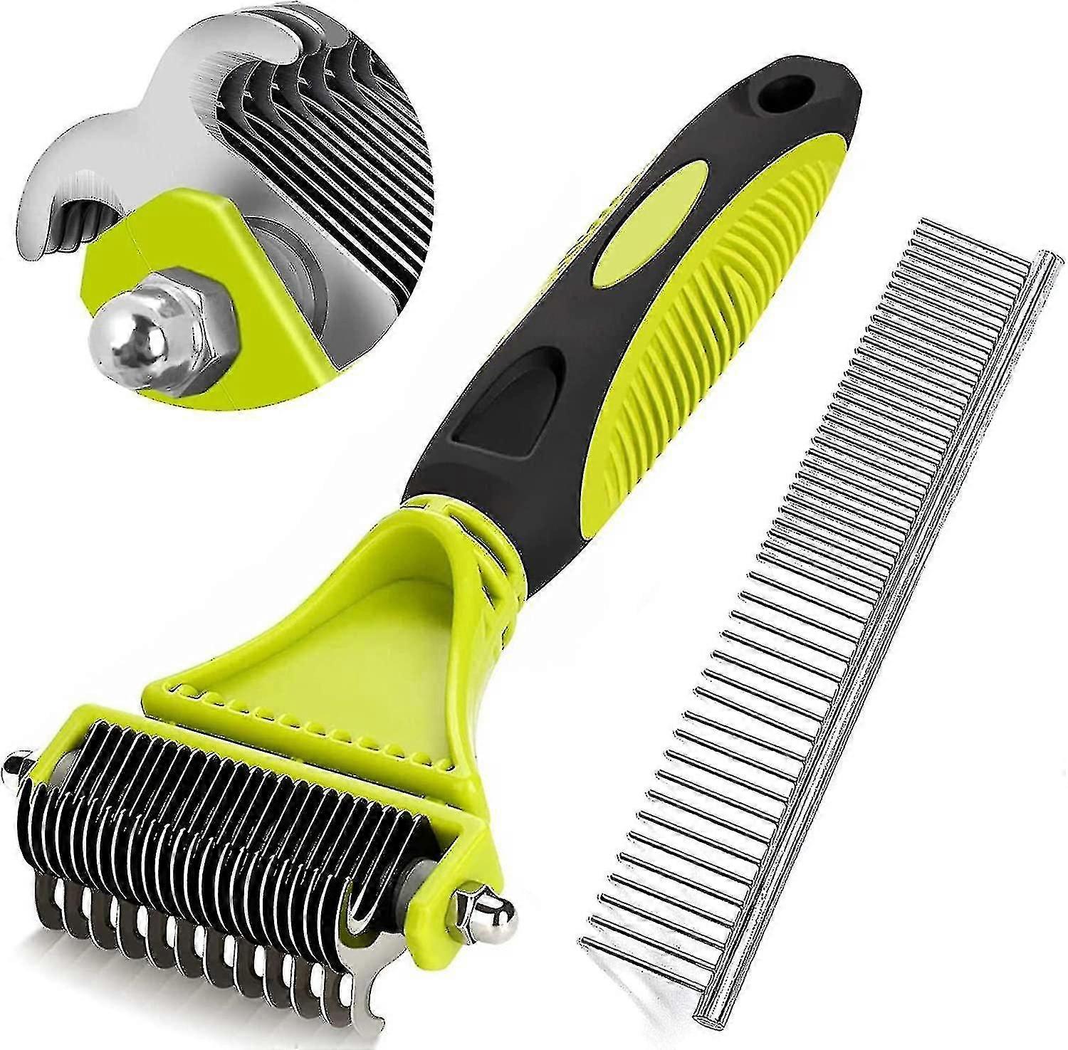 Köpekler ve Kediler için Ceket Kral Fırçası, Köpek Bakım Fırçası Ve Gevşek Ceketi Çözmek İçin Dolaşma Aracı