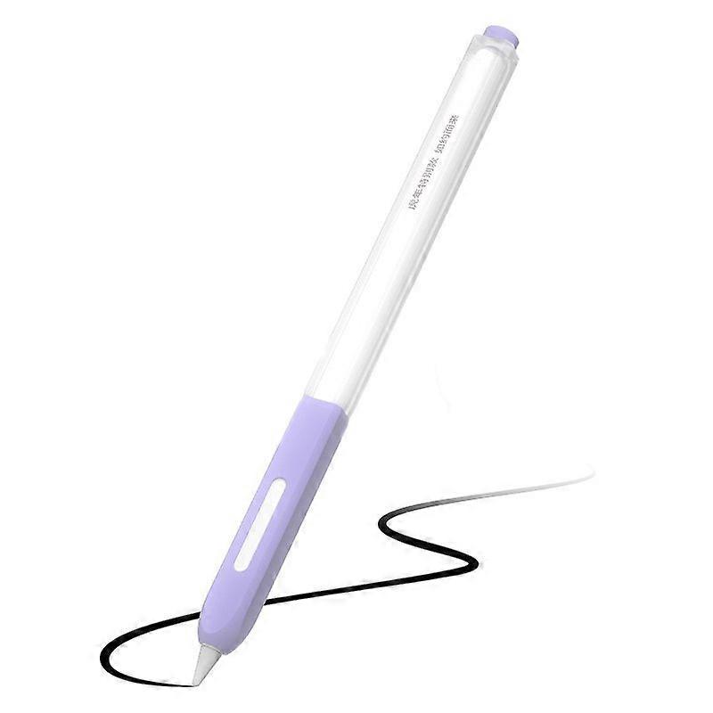 For Apple Pencil 2 Non-Slip Translucent Segmented Pen Case