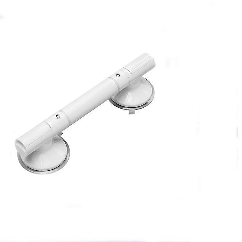 Bathroom handrail Rail Toilet Non Slip Safety Handle Household no Flush Suction Cup Handle (White, 14in)