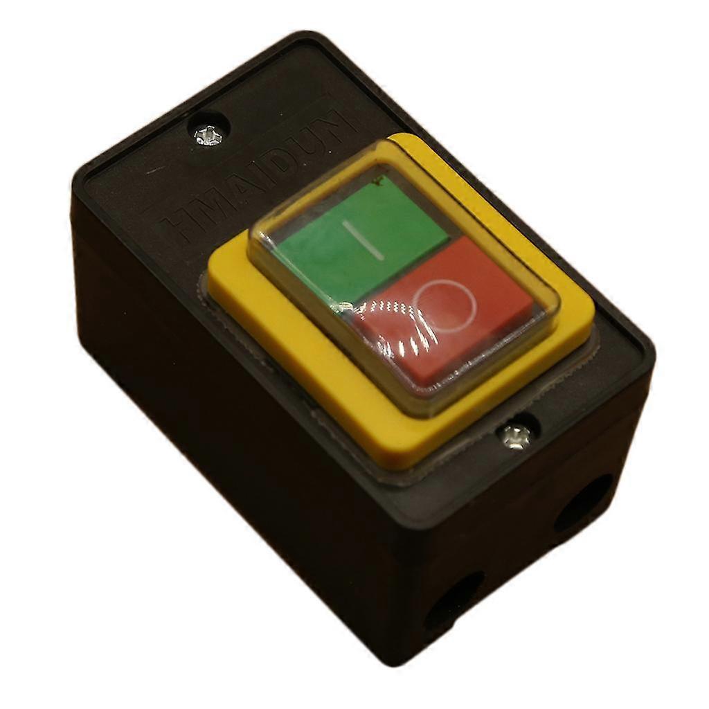 Waterproof ON/OFF Start Stop Push Button Switch Machine Plastic