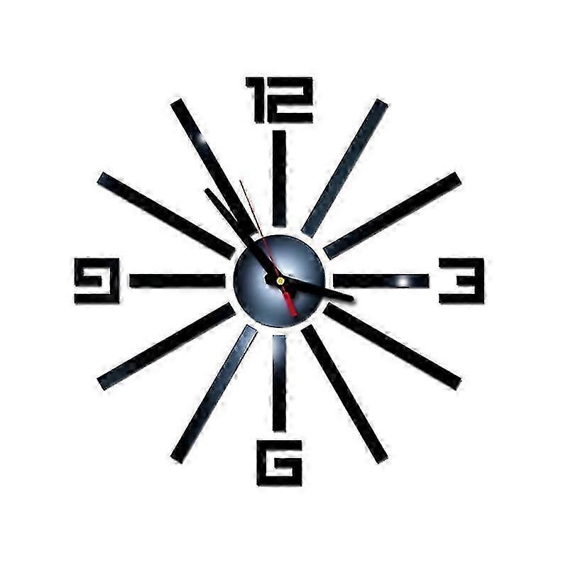 Modern Art Clock Accurate Creative Sticker Wall Clock
