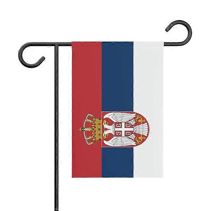 Serbia Garden Flag – 32 x 47.5 cm – Durable Polyester – Vertical Format – Outdoor