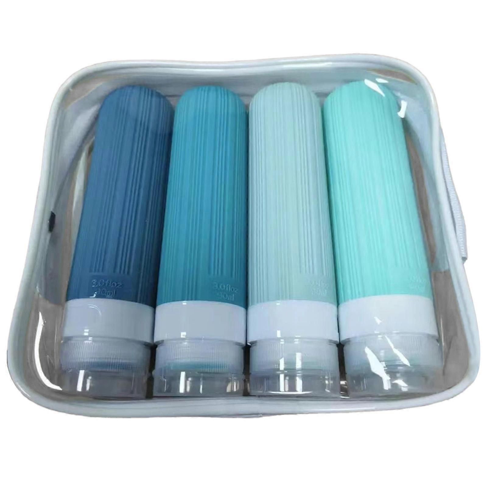 4 Pack of Travel Bottles with 60ml Capacity Travel Size Bottles Leakproof Refillable Bottle for Shampoo Conditioners