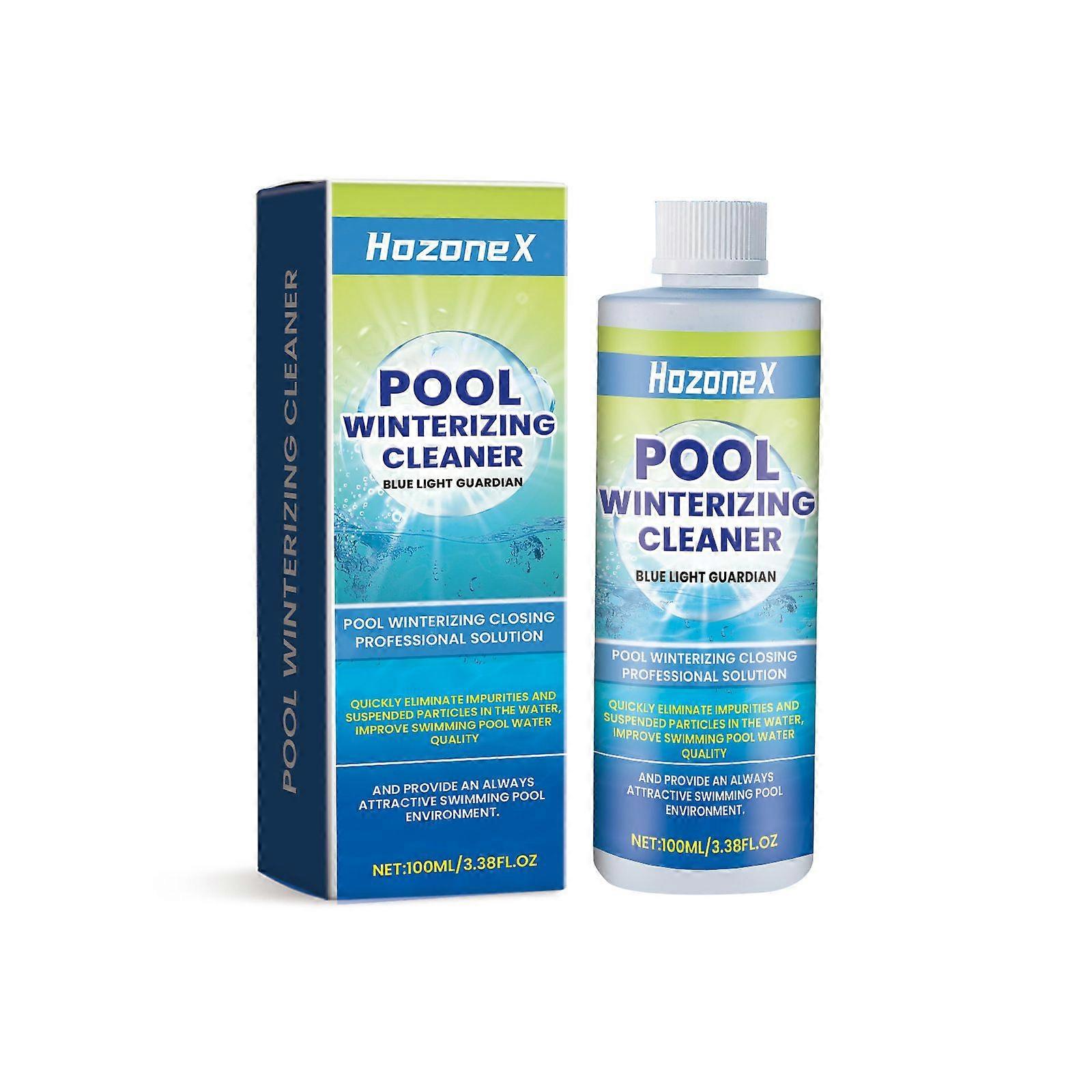 Pool Winterizing Cleanser, Easy to Use Pool Winterizer, Pool Winterizing Closing Professional Solution, 100ML