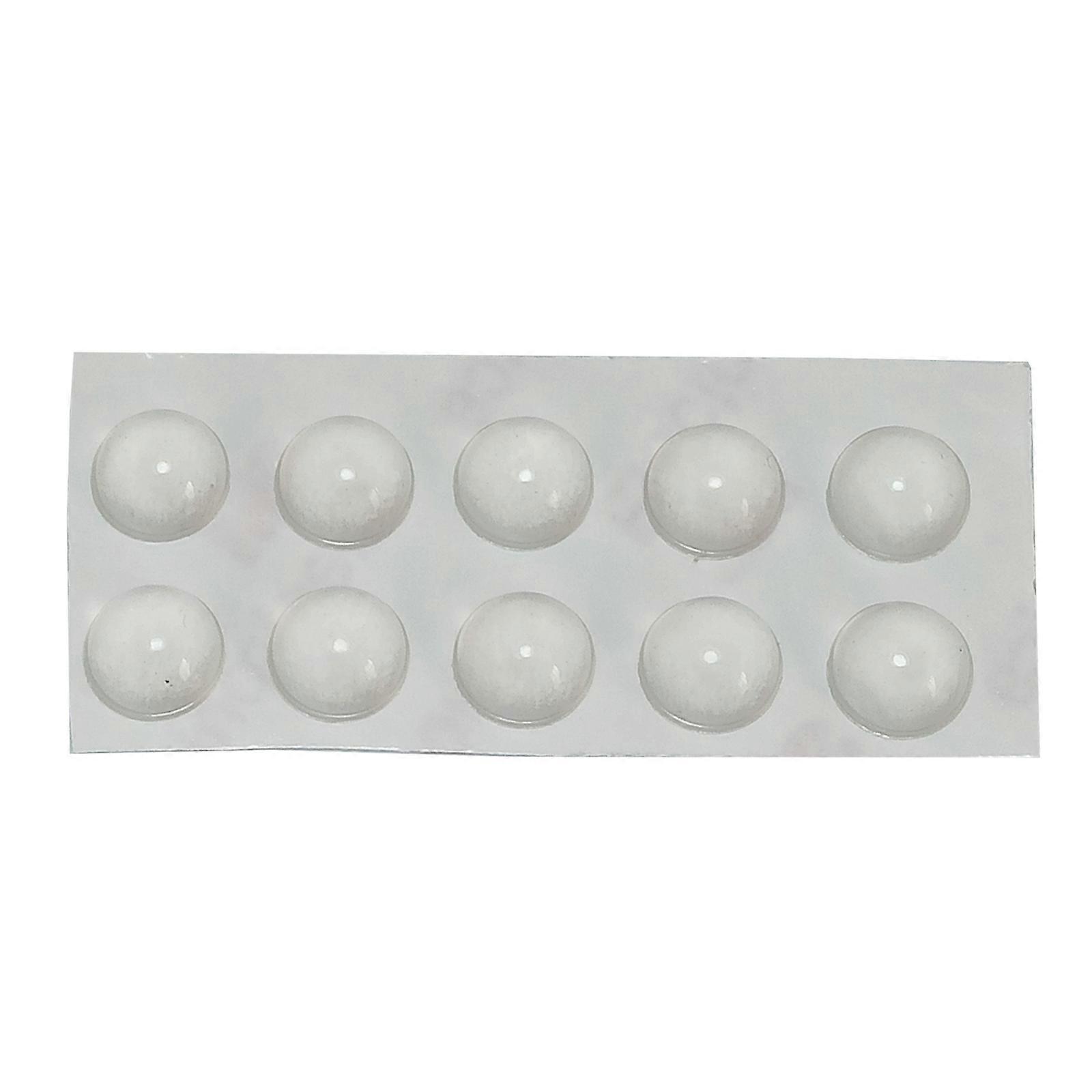 10 PCS Self Adhesive Silicone Furniture Pads Keyboard Foot Pads Cabinet Bumpers Rubber Damper Buffer Protector Invisible