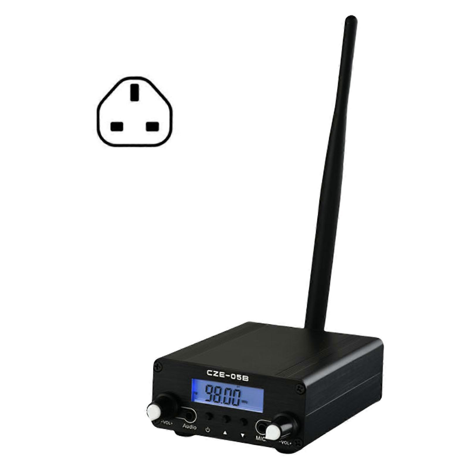 CZE-05B FM Radio Transmitter Over-the-air PLL Stereo Exciter Auditory Amplifier Easy Installation 12V 1.67A