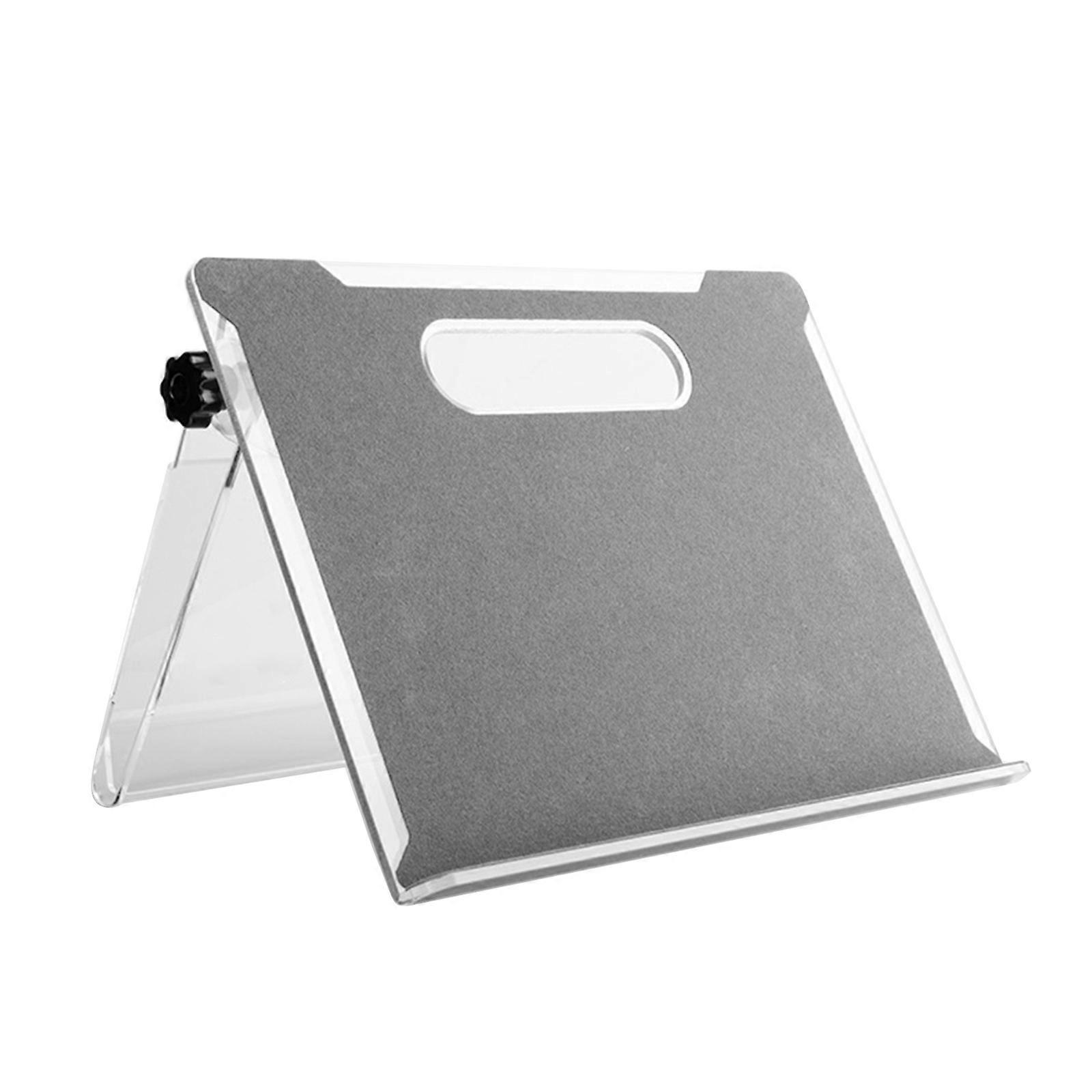 Transparent Acrylic Reading Bookshelf for Tablet PC Holder 0-170 Degree Adjustable Bracket Desktop Support Rack Holder