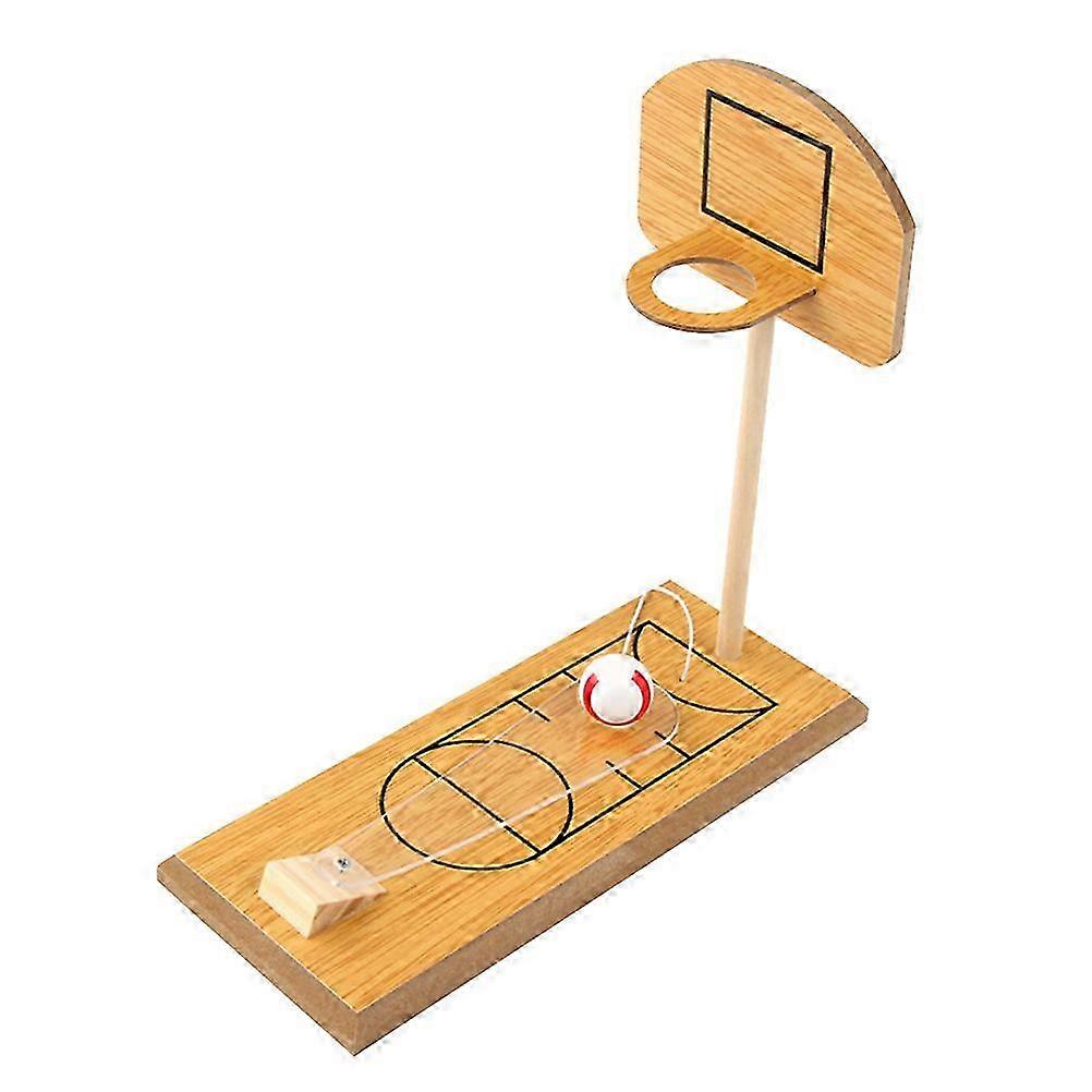 子供のためのミニ木製デスクトップバスケットボールおもちゃ楽しいゲーム
