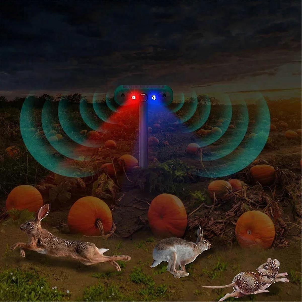 Solar Motion Sensor Infrared Induction Sound and Light Alarm System