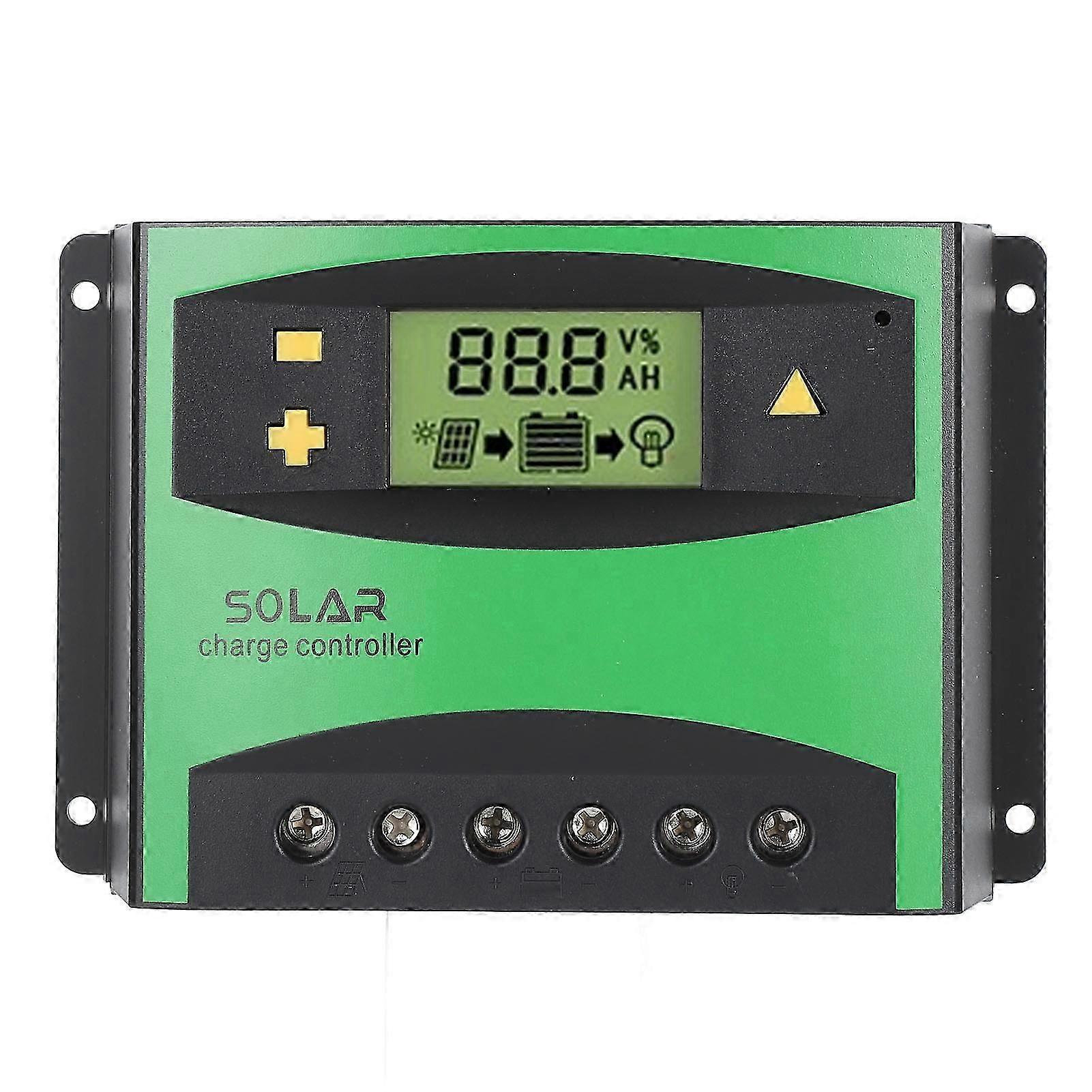 Solar Charge Controller 60A LCD Display 12V24V Auto Parameter PWM Battery Voltage Protection