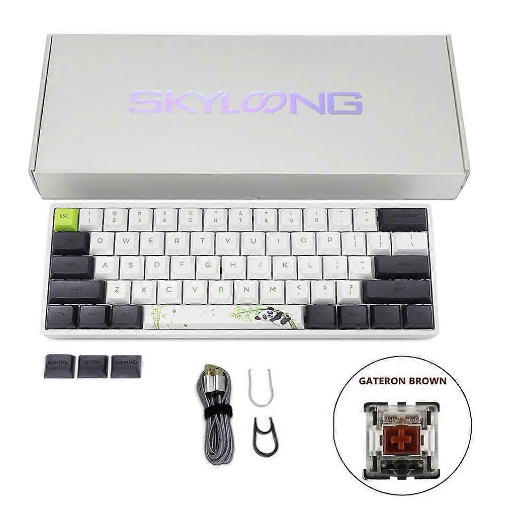 Mechanical Gaming Keyboard with Gateron Optical Switch RGB Backlight Programmable Custom Keyboard Gateron Switch 61 Keys