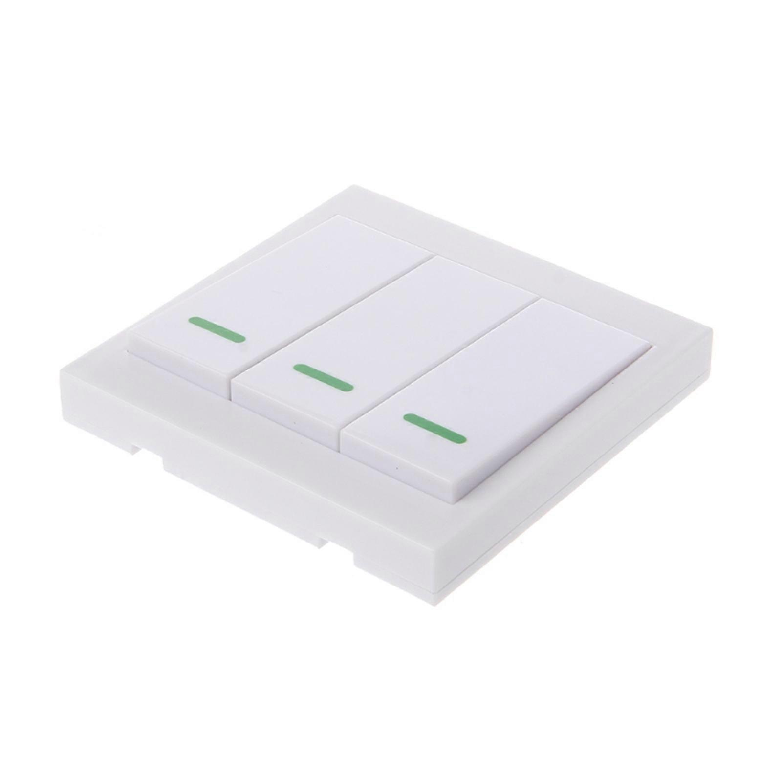 Wireless Remote Control Switch - 433MHZ 315MHZ 86 Type Wall Plate Panel Wireless Remote Transmitter 1-3keys Wall Switch