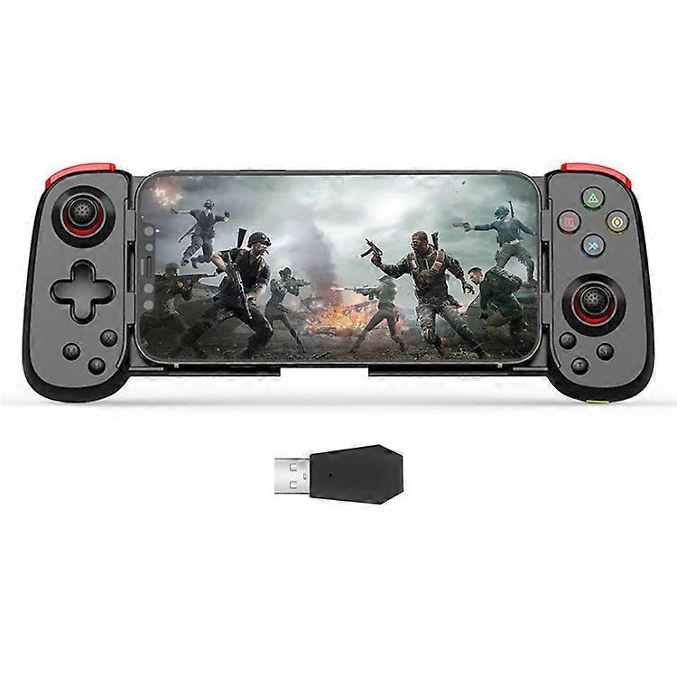 D6DP Wireless Game Controller Stretchable Mobile Phone Bluetooth Gamepad with USB Receiver