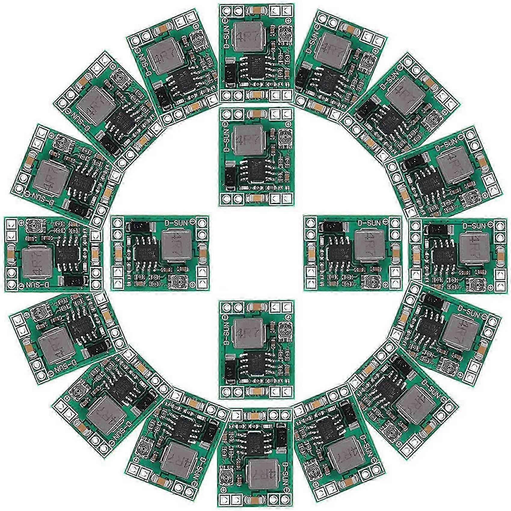20 Pcs Adjustable Power Supply Module for DC-DC Buck Converter Mp1584en