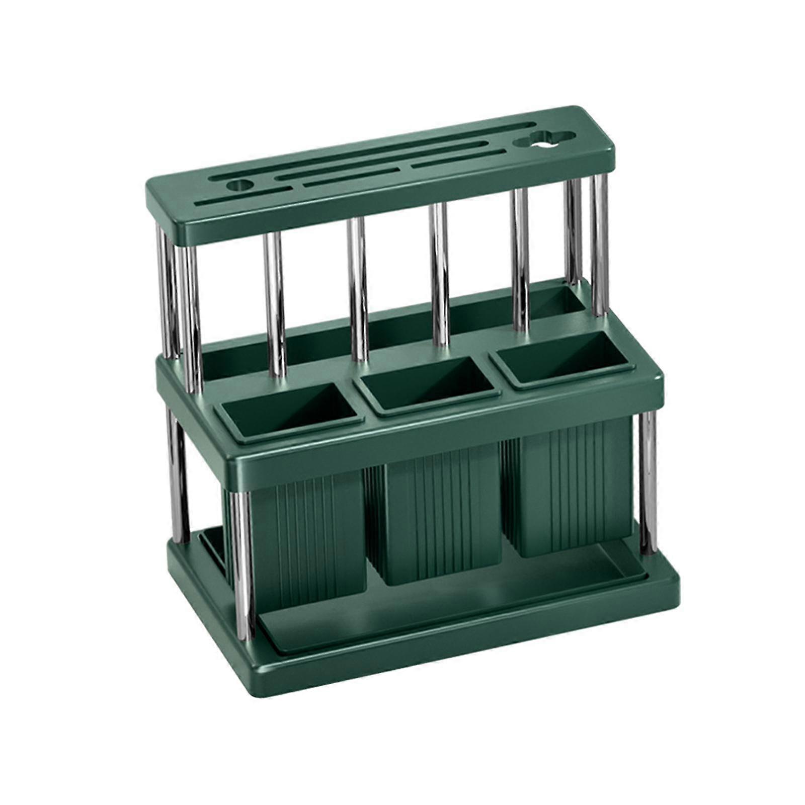 Knife Block Holder Utensils Holder Multiple Slots Non Slip for Kitchen Cupboard