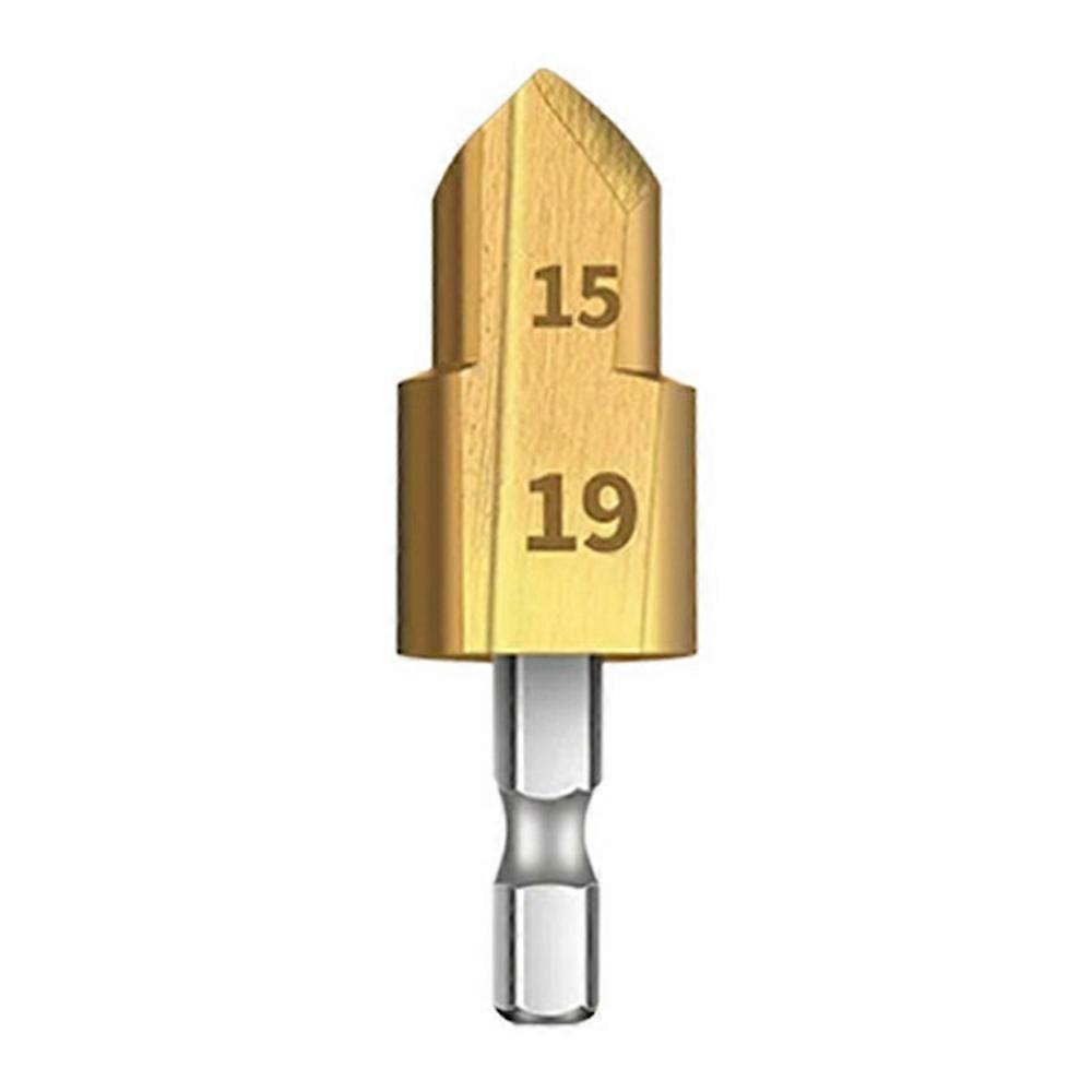 2 Flute 20mm HSS Hex Shank PPR Pipe Reamer Drill Bit Step Drill Hole Opener for Water Pipe Expansion