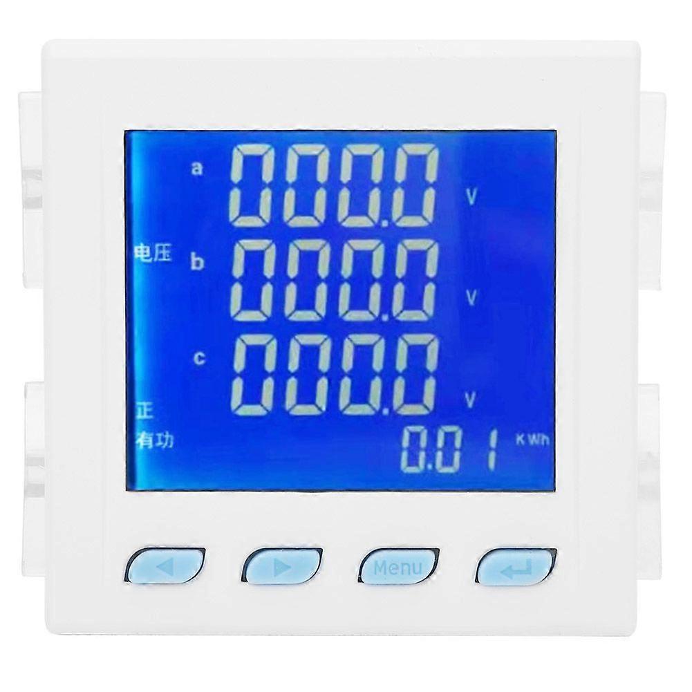 High quality  LT194E-9SY New white LCD three-phase multi-function power meter