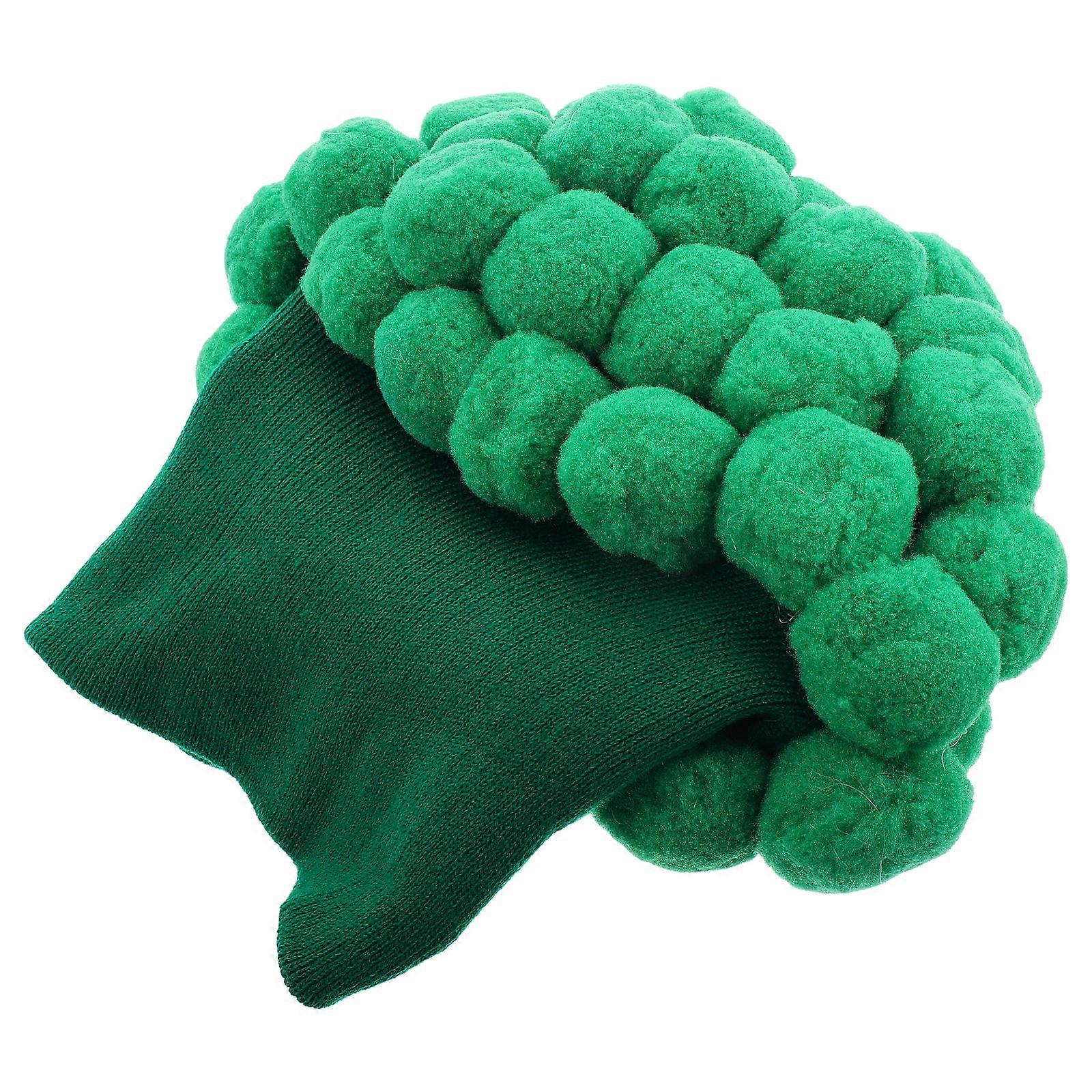 Soft Crochet Hat in Broccoli Style, Provides Warmth and Style During Cool Seasons