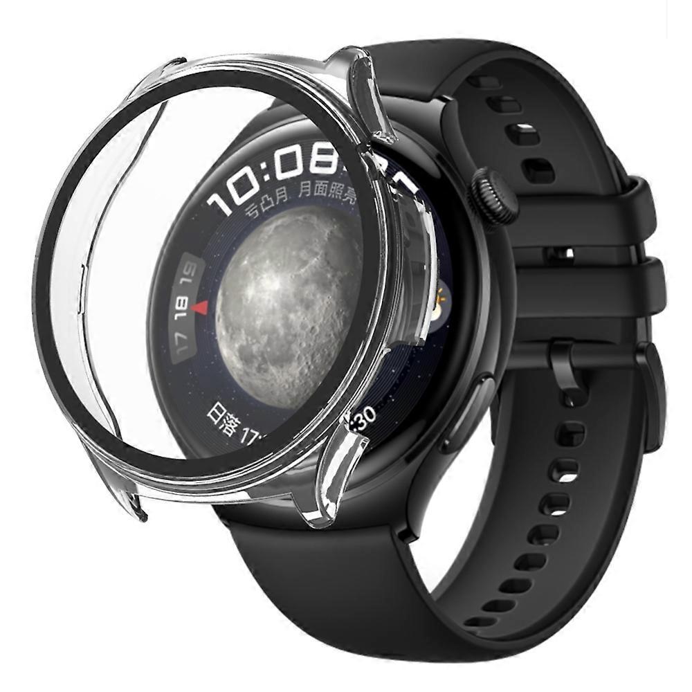 For Huawei Watch 4 Hard PC Protective Case+HD Tempered Glass Screen Protector