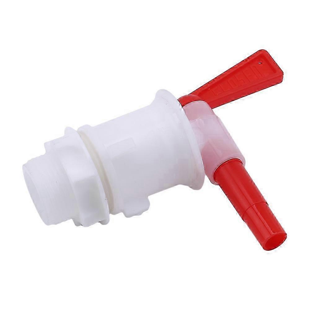 Red Plastic Beer Bucket Tap for Brewing Fermenter Bottling (2Pcs)