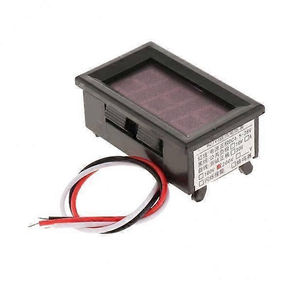 2-4pack H27 LED Digital Voltage Meter Super 100V Voltmeter LCD Voltage Meter Red