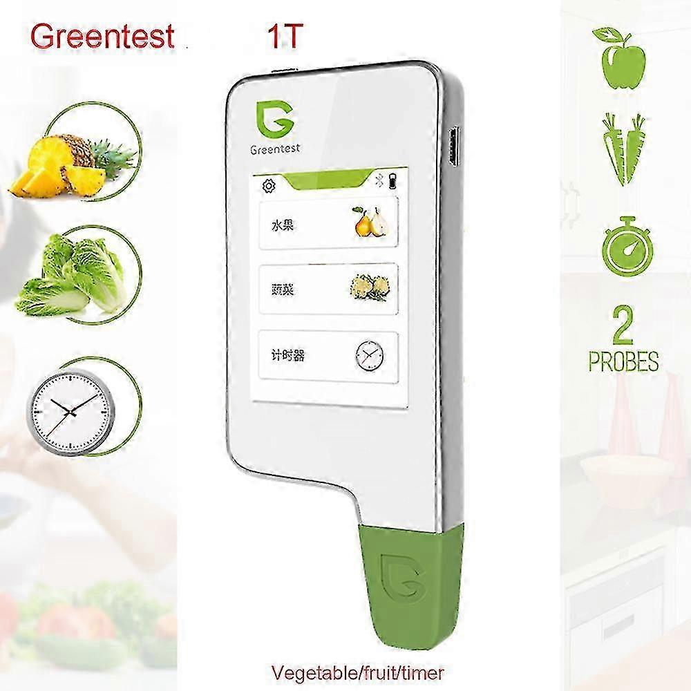 (Greentest 1t) Food Safety Detector Portable New In Food Nitrate Tester Fruits And Vegetables Meat 2023 Radiation Nitrate Detection Health Care