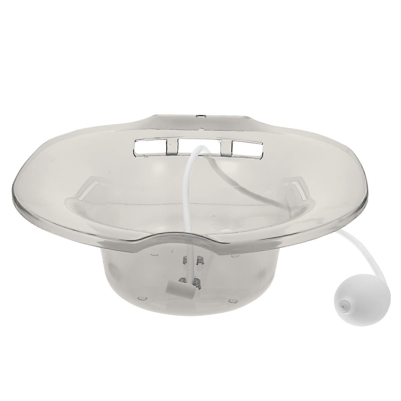 Plastic Washing Basin for Home Use Grey Reusable with Smooth Edges 1 Set 4.72 x 3.54 x 2.95 Inches