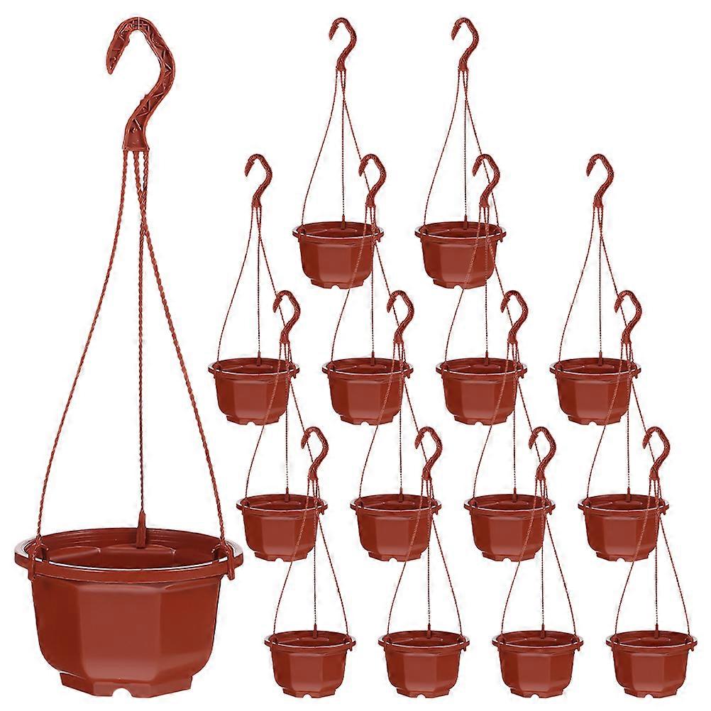 Hanging Planter for Flower Plastic Material Balcony 15 Sets