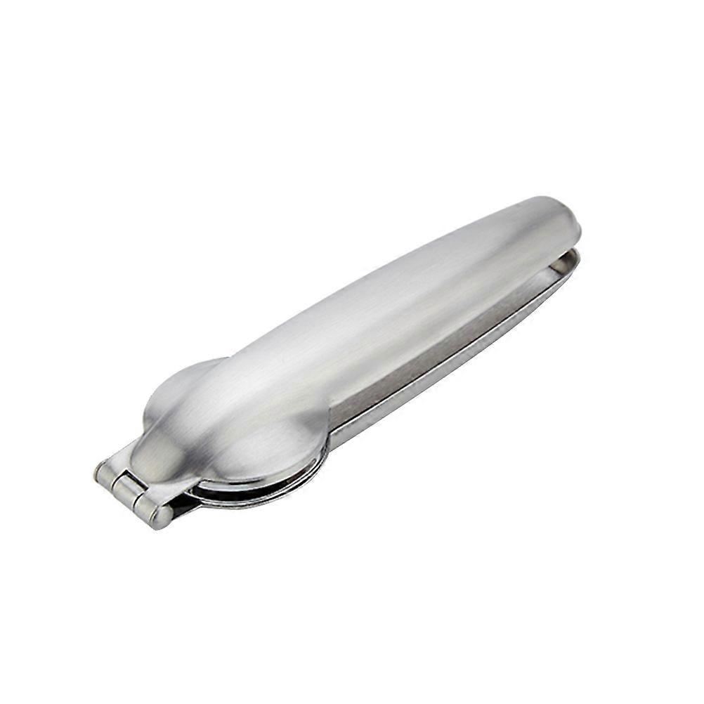 Nut Pliers Chestnut 304 Stainless Steel Home Use Silver 17.00X5.00X4.00CM Nut Cracker 1Pack