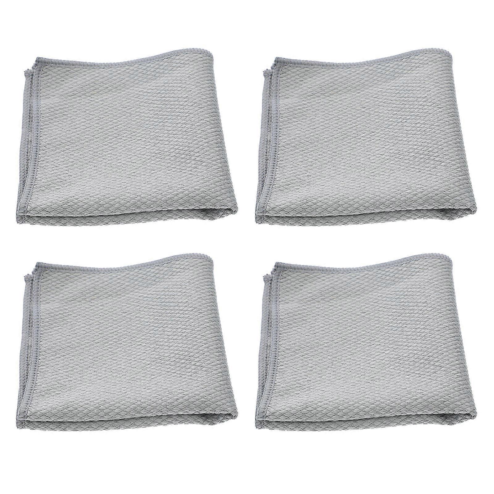 Micro Fiber Cloth for Cleaning Towel for Mirror 30x30cm Reusable 12Pcs