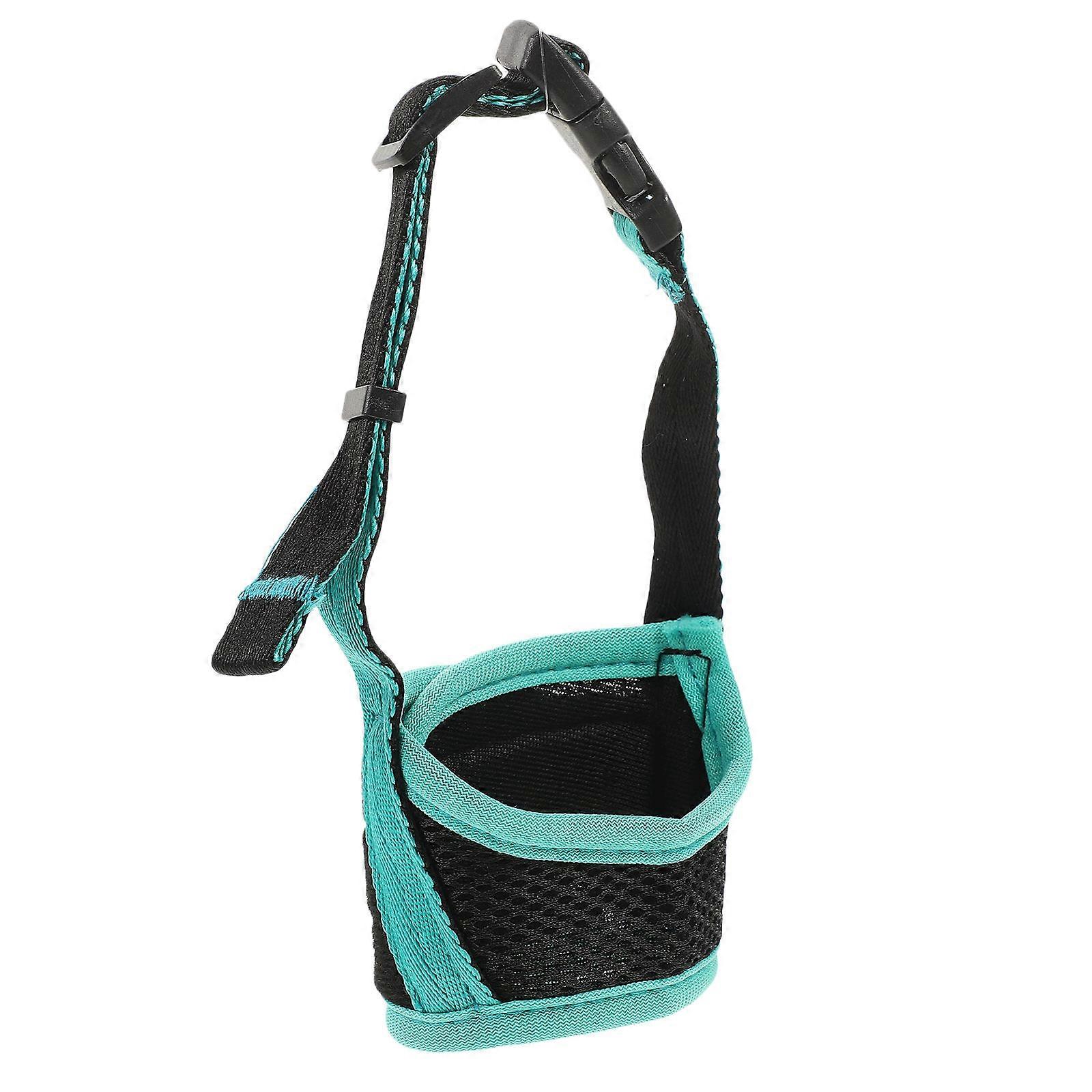 Dog Muzzle Breathable Anti Biting Muzzle Nylon Material Pet Dogs Strange Situations 1Pcs