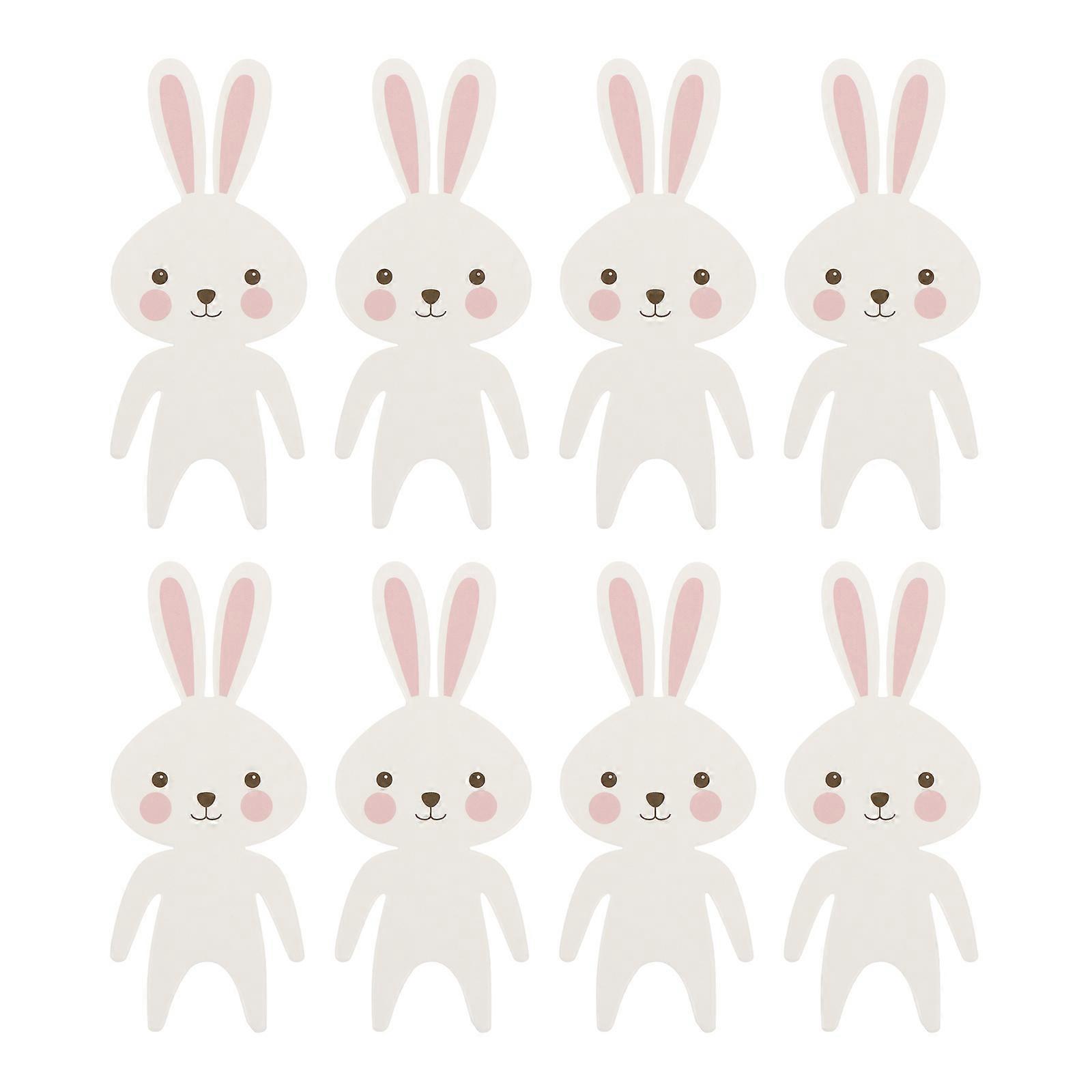Drinking Glass Markers Wine Glasses Marker Bunny Shaped Paper Material For Wedding 16Pcs