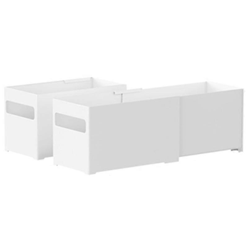 TY-32014 Handle Drip Design PS Retractable Organizer Bin Kitchen Storage Box for Closet