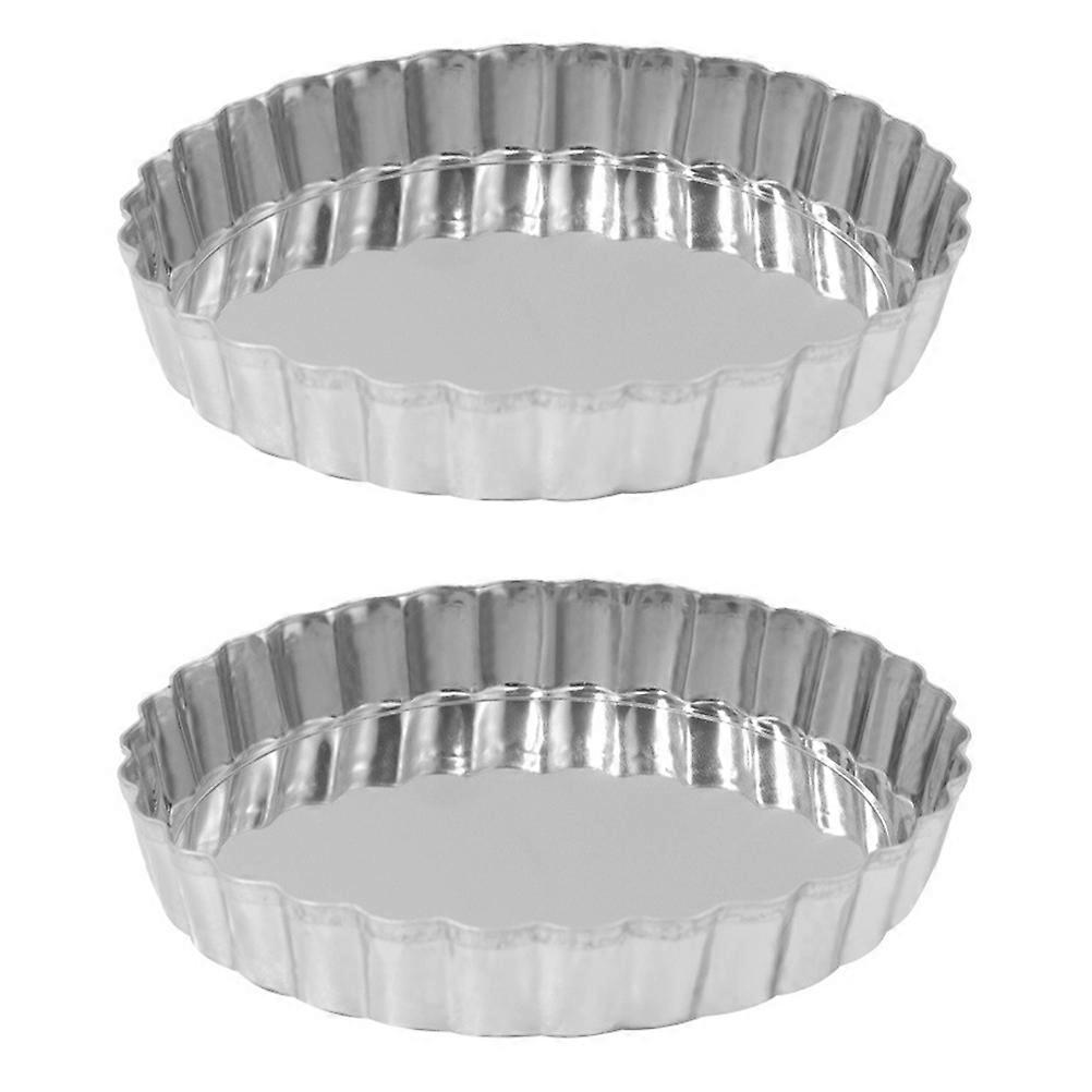 Egg Tart Plate Non-Stick Egg Tart Baking Tray Baking Enthusiasts 4.7×4.7×0.8in Non-Stick 2Set