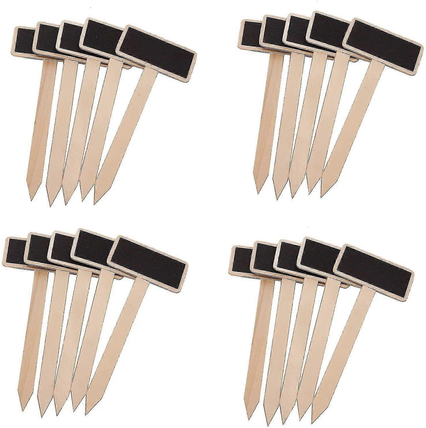 Mini Chalkboard Board,20pcs Message Board Sign Small Blackboard For Table Number