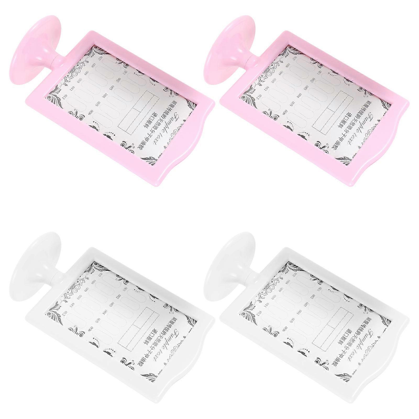 Double Sided Photo Display Holders Home Decor Plastic Picture Frames 4Pcs