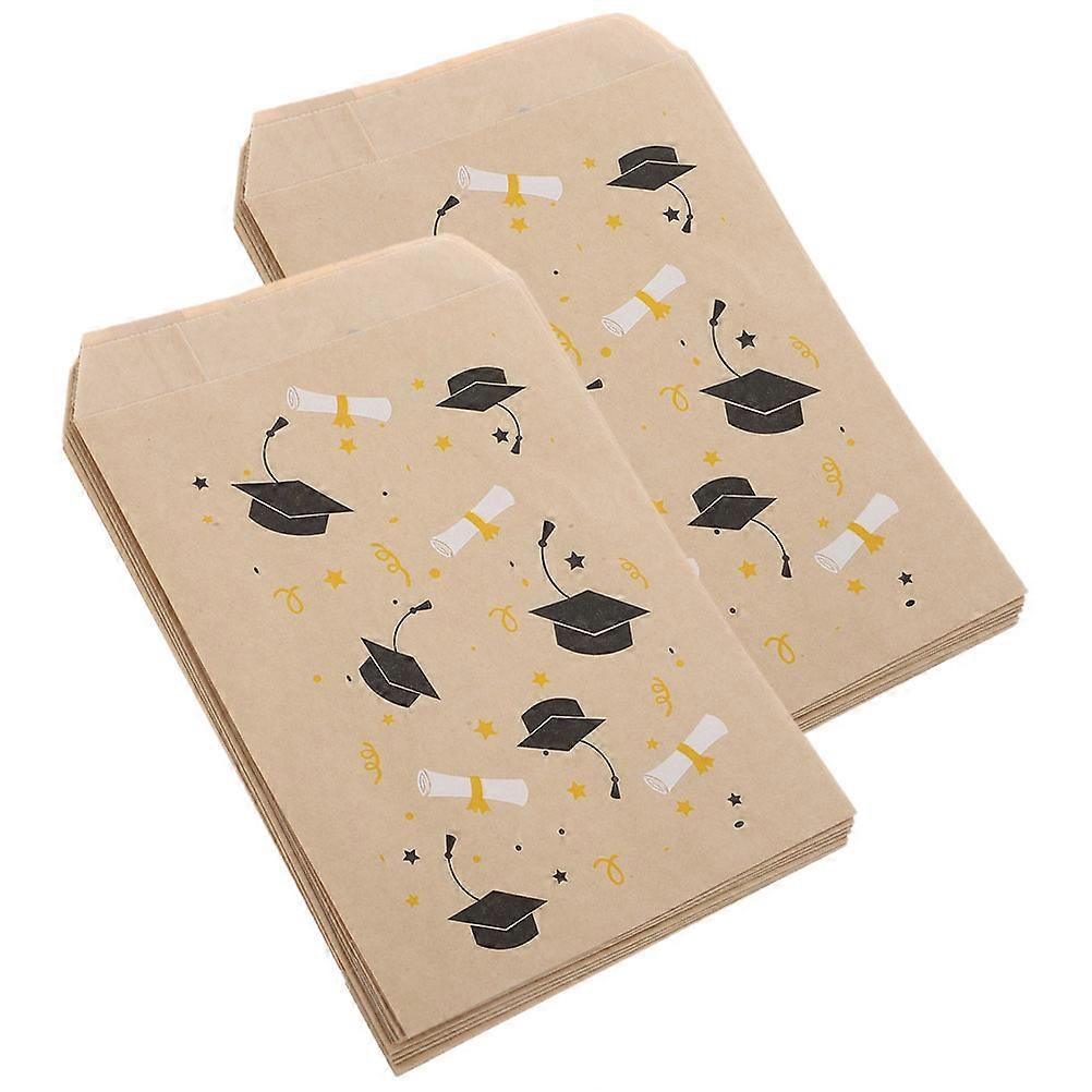 Treat Bags Graduation Party Small present Bags Multi Color 22.00X15.00X0.10CM Storage 20Pcs