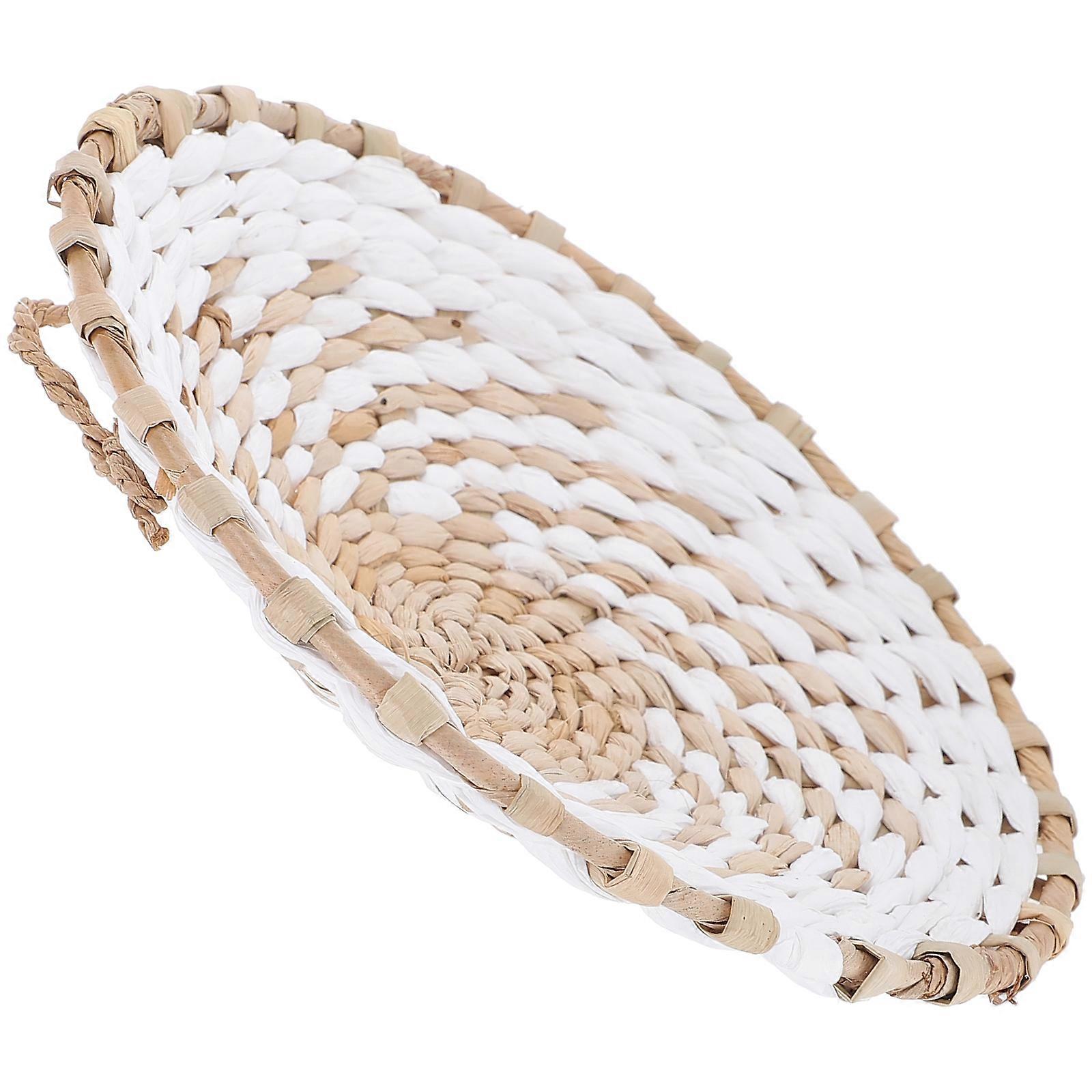 Wicker Basket Wall Decor Multi-Colored 20.00X20.00X3.00CM Bedroom 1Set