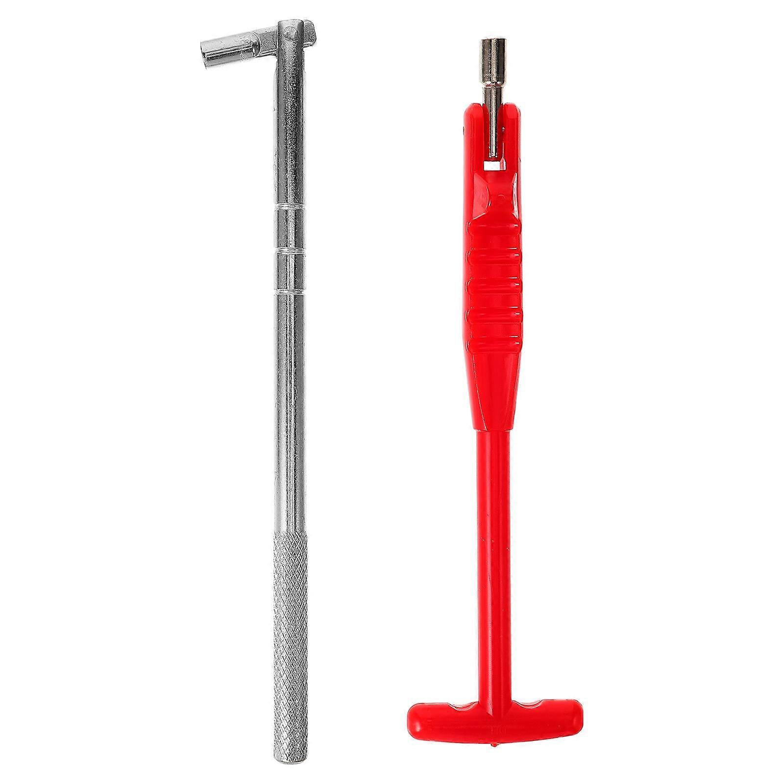Valve Stem Core Removal Tool Tire Valve Stem Puller For Mechanics Steel 27x2cm 2Pcs