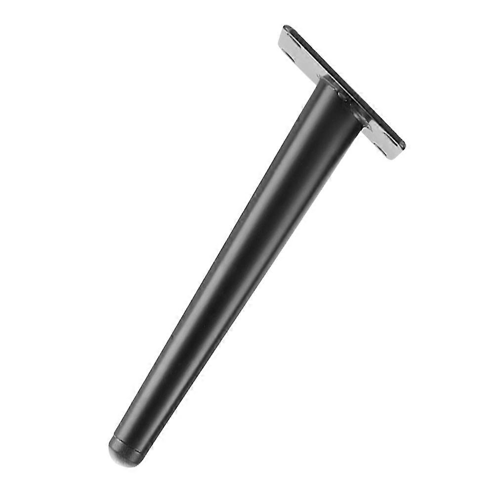 Cabinet Leg Metal Tapered Replacement Furniture Office Setup Iron Rubber 3.1X2.4X17.7in 1Pack