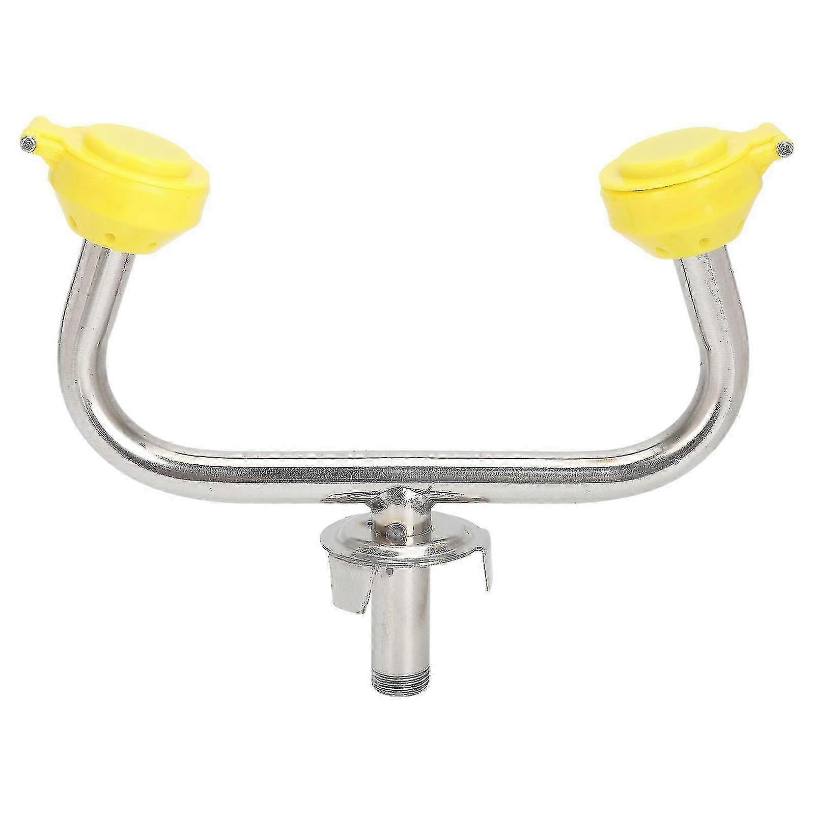 Emergency Eye Wash Station, Wall-mounted Portable First Aid Unit for Laboratory and Factory Use-Compatible with Major Brands