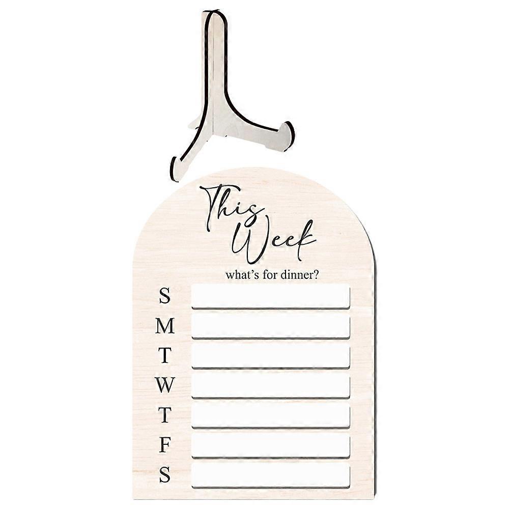 Magnetic Dry Erase Board for Kitchen Fridge Magnet Planning Menu Board Khaki 1 Set