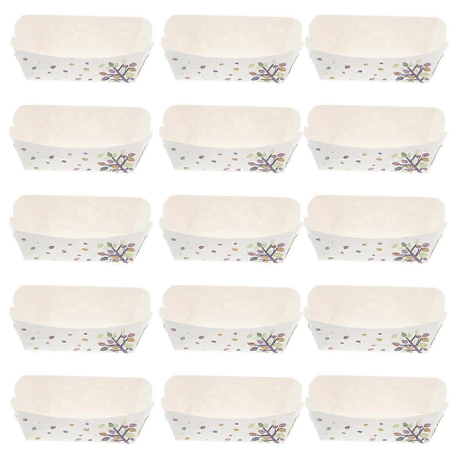 100 Stück Snack Tabletts Papier Hot Dog Essen Tablett Pappe Lebensmitteltablett Pappe Lebensmittelschalen Pommes Frites Halter