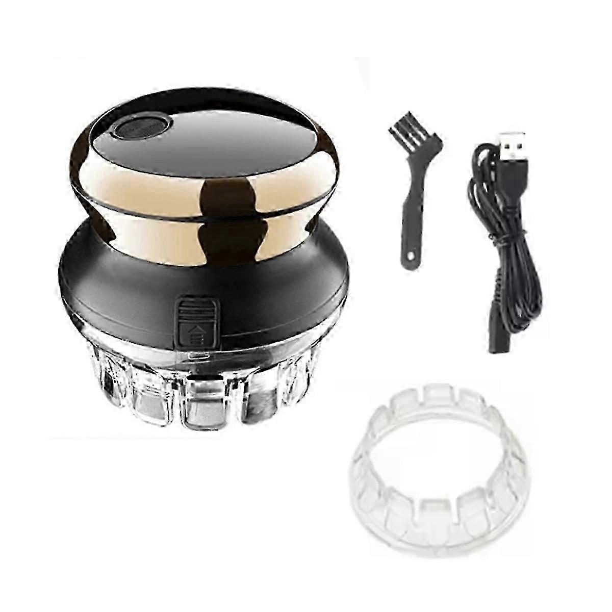 Tondeuse à cheveux sans fil professionnelle pour hommes - Tondeuse circulaire automatique Kit d’auto-coupe de cheveux avec lumière LED