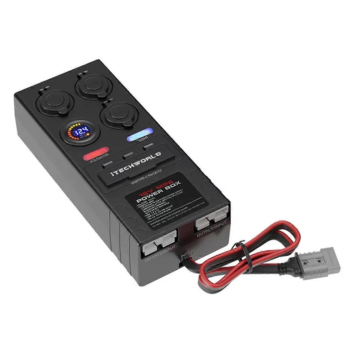 Mini Power Distribution Box 12V DC 15A Max 50A Current