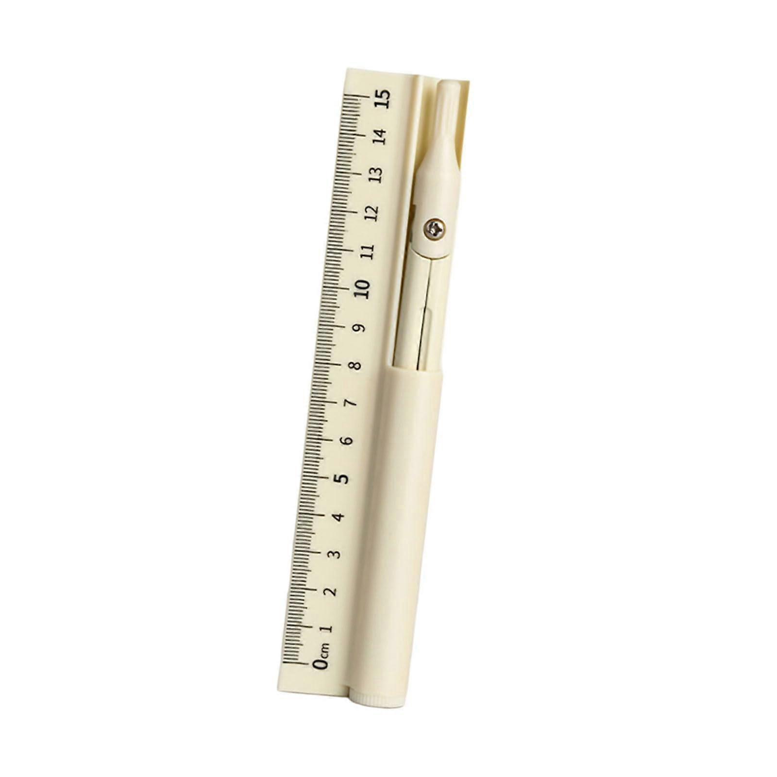 Drawing ruler, multifunctional drawing compass ruler, tool, portable school geometry tool for students, engineers, drawing, measuring