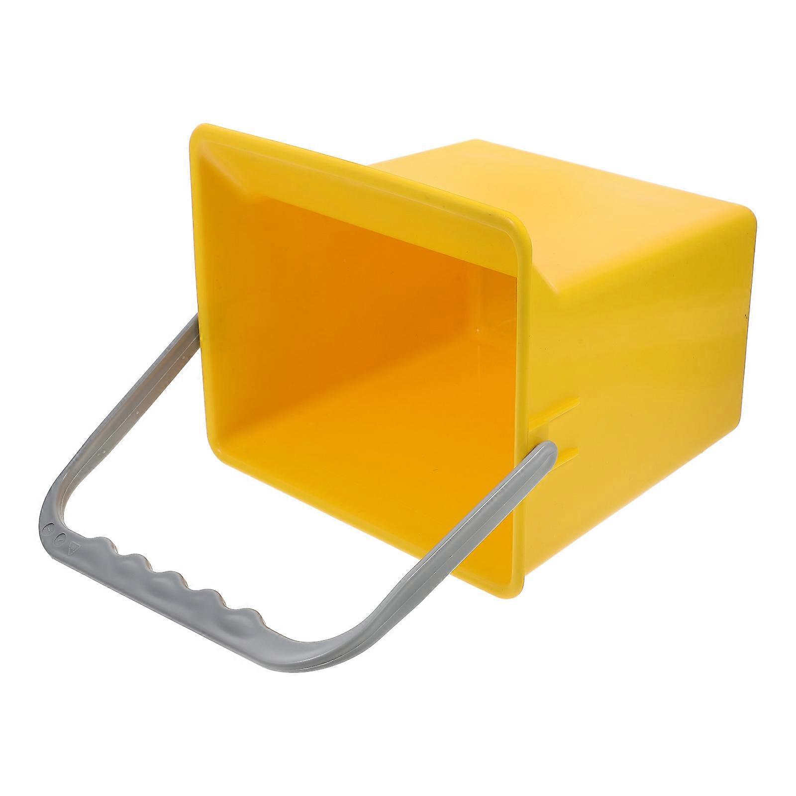 Cleaning Supply Organizer Plastic Bucket For Household Use Rectangular Measuring Scale 1Pcs